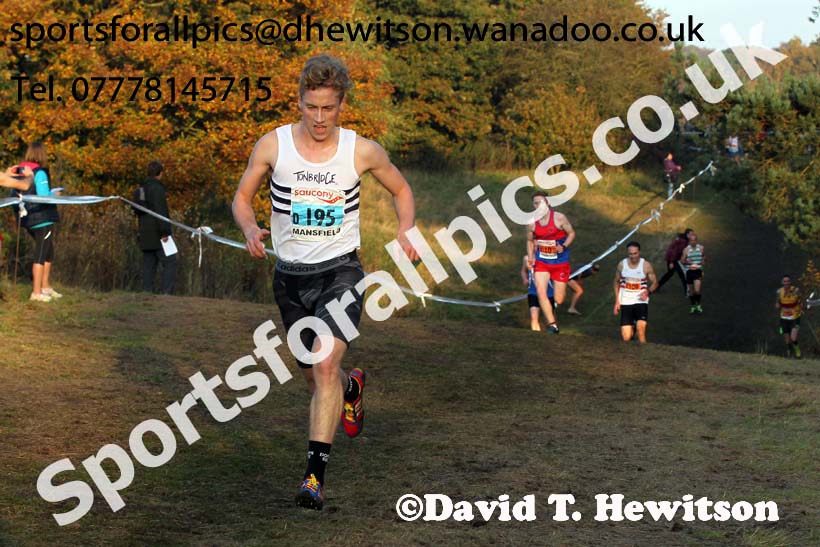 Senior men, National Cross Country Relays, Berry Park, Mansfield. Photo: David T. Hewitson/Sports for All Pics
